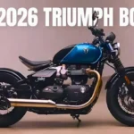2026 Triumph Bonneville Bobber Unveiled Globally with Refined Performance and Modern Tech Enhancements